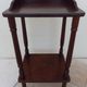 Nightstand or side table with 2 wooden shelves - Very good condition