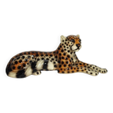 Leopardo de cerámica. España, 1960s.