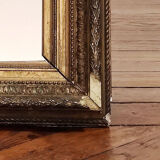 Barbizon-style gold leaf mirror