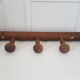 Wooden wall hook