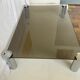 Glass coffee table