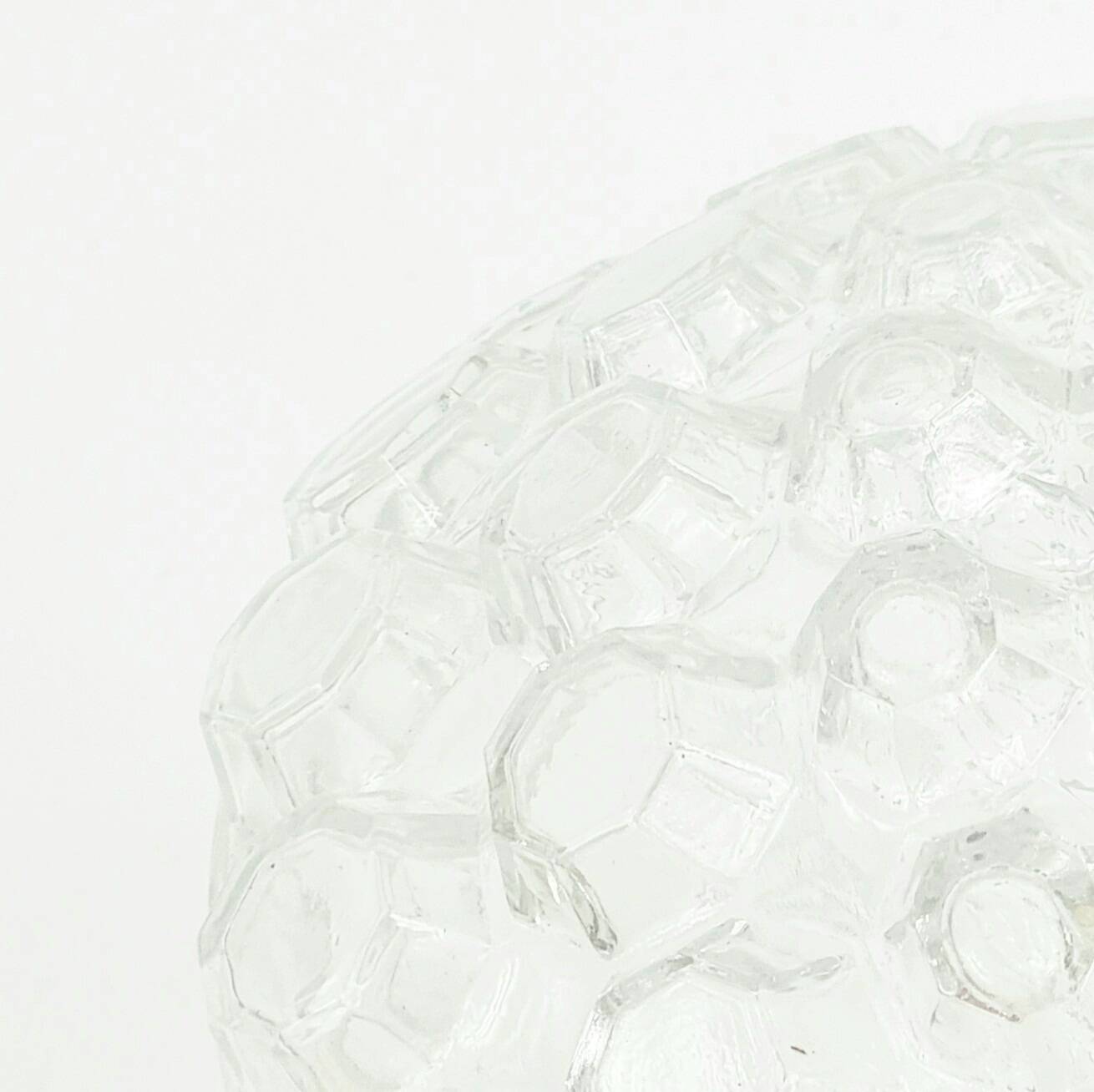 Mid-Century Diamond Glass Ceiling Light or Wall Light by H. Tynell, 1960s