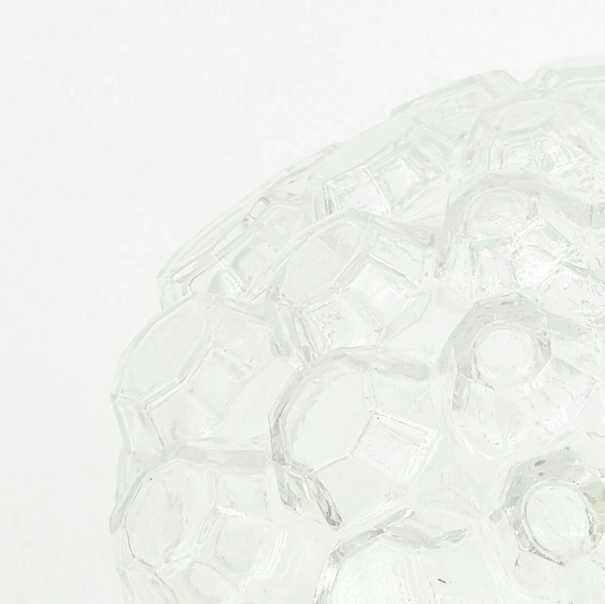 Mid-Century Diamond Glass Ceiling Light or Wall Light by H. Tynell, 1960s