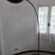 Lampadaire noir arqué Leonardo Marelli pour Estiluz vintage 1980'S