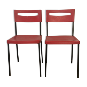 Duo de chaises des années 70