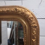 Old Louis Philippe style gilded mirror, 100×83cms