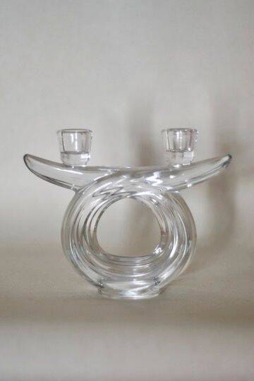 Vannes crystal candle holder
