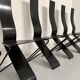 Set of 6 Italian design chairs by Pietro Arosio, postmodern, 1980s.