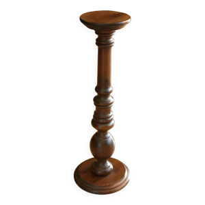 Pédestal en bois haut - support