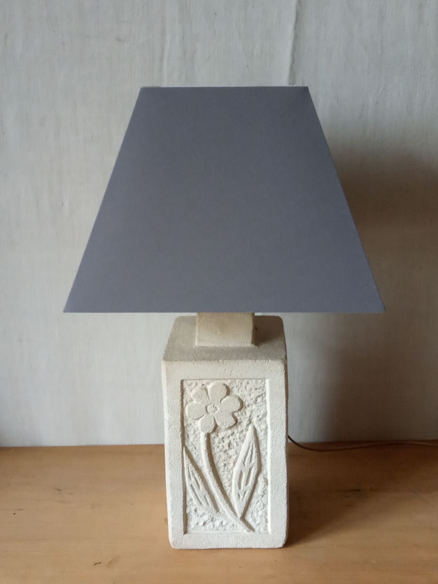 Lampe en pierre années 70