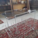 Vinyl serving trolley