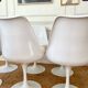 6 chaises tulipes