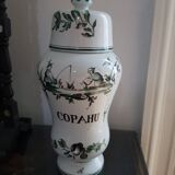 Old ceramic apothecary pot