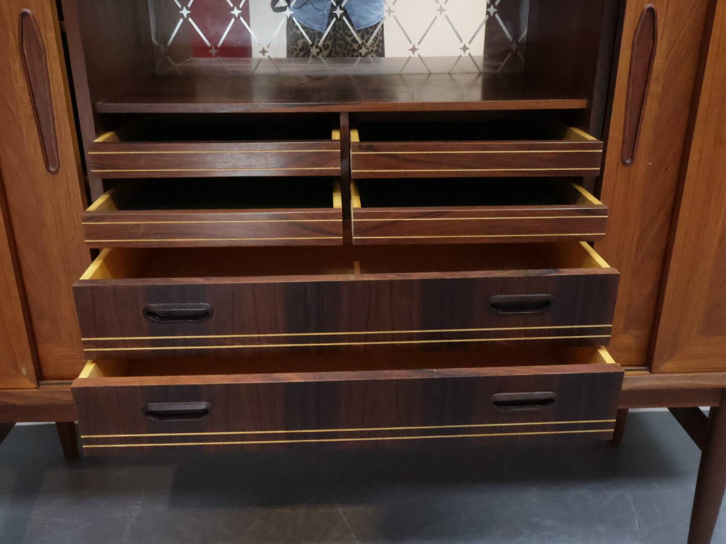 Vintage wandmeubel teak Deens