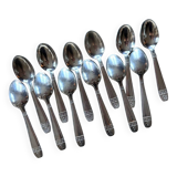 Set of 12 dessert spoons, Art Deco