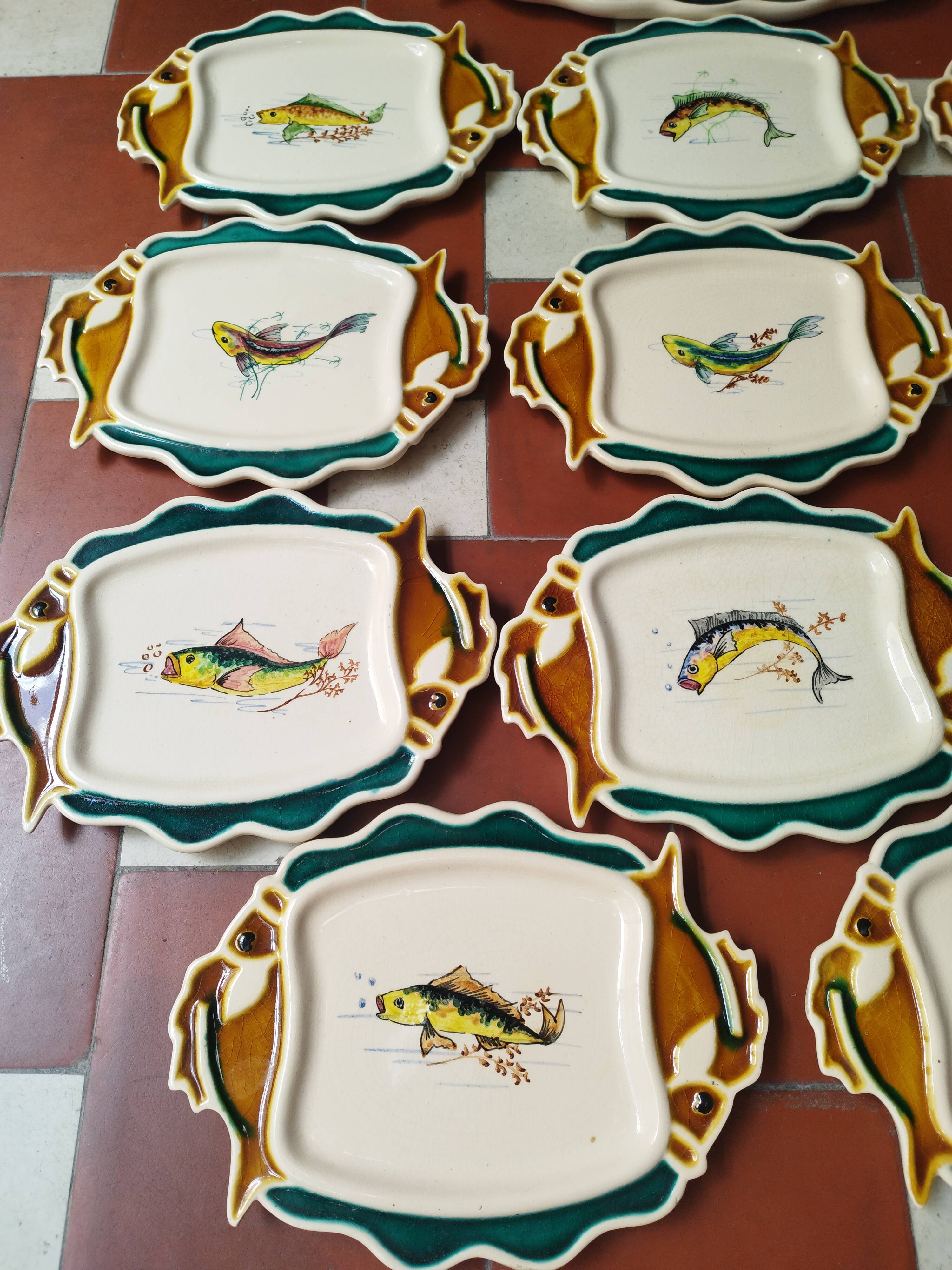 50s plate set