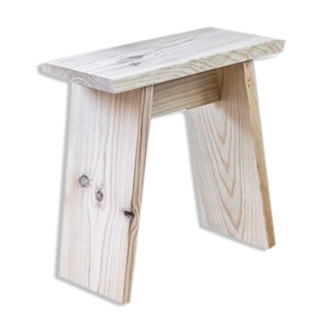 Tabouret japonais en pin massif des landes