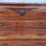 Art Deco walnut commode