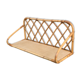 Vintage rattan shelf
