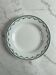 Assiette plate Saint Amand florale verte
