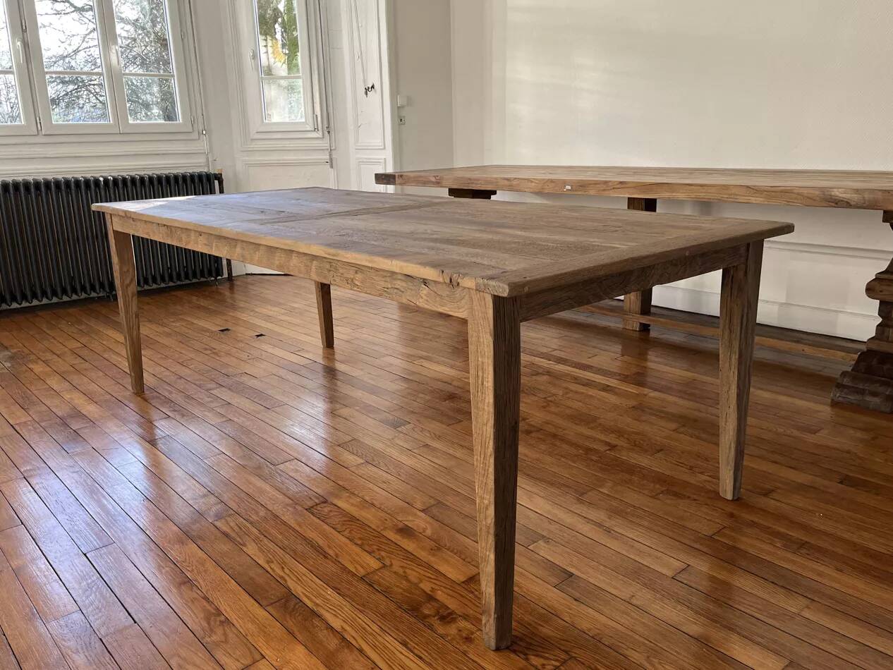 Page 1 of 15 Large Provence farmhouse table in solid oak – 300 cm