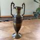 Amphora, large Napoleon III vase in brass.