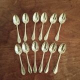 12 silver-plated coffee spoons
