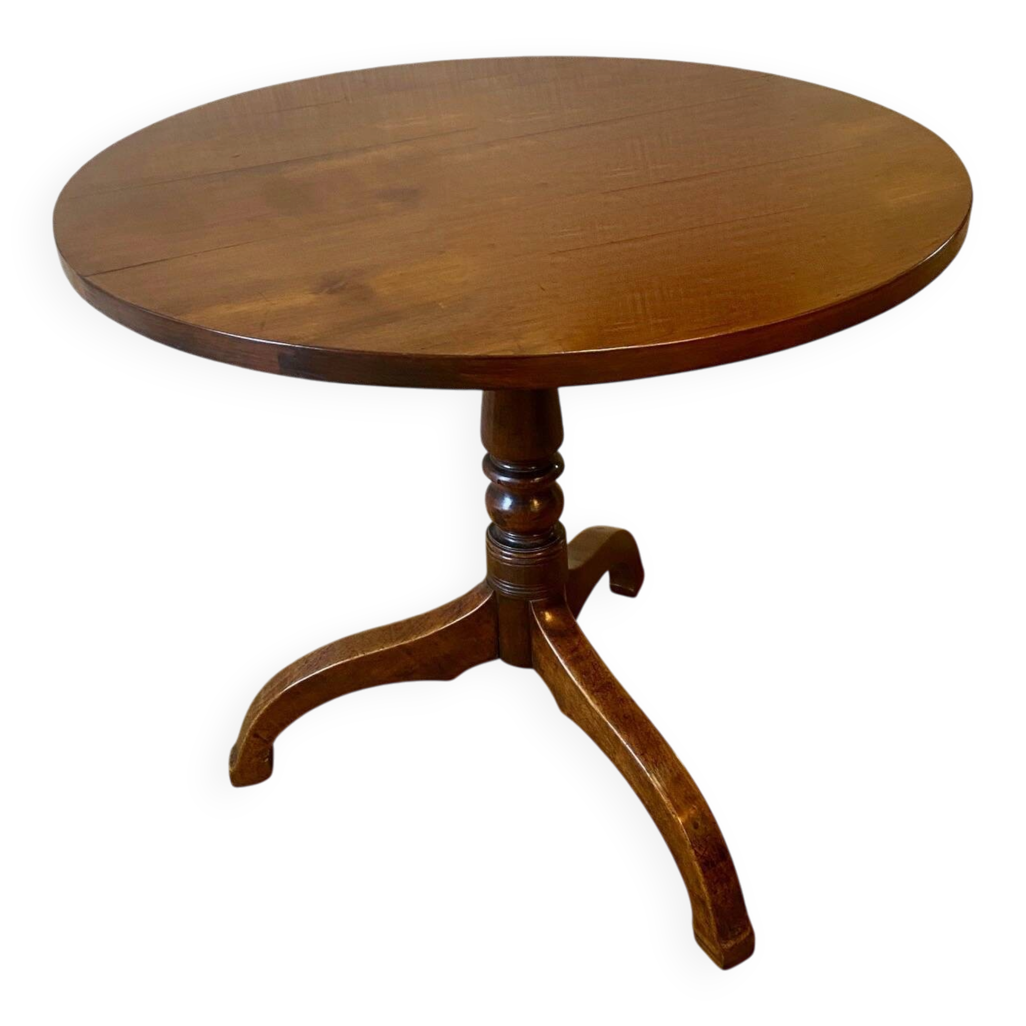 Cherry wood wine table.