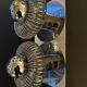 Double "spring" wall light Andréa Lazzari. Vintage.