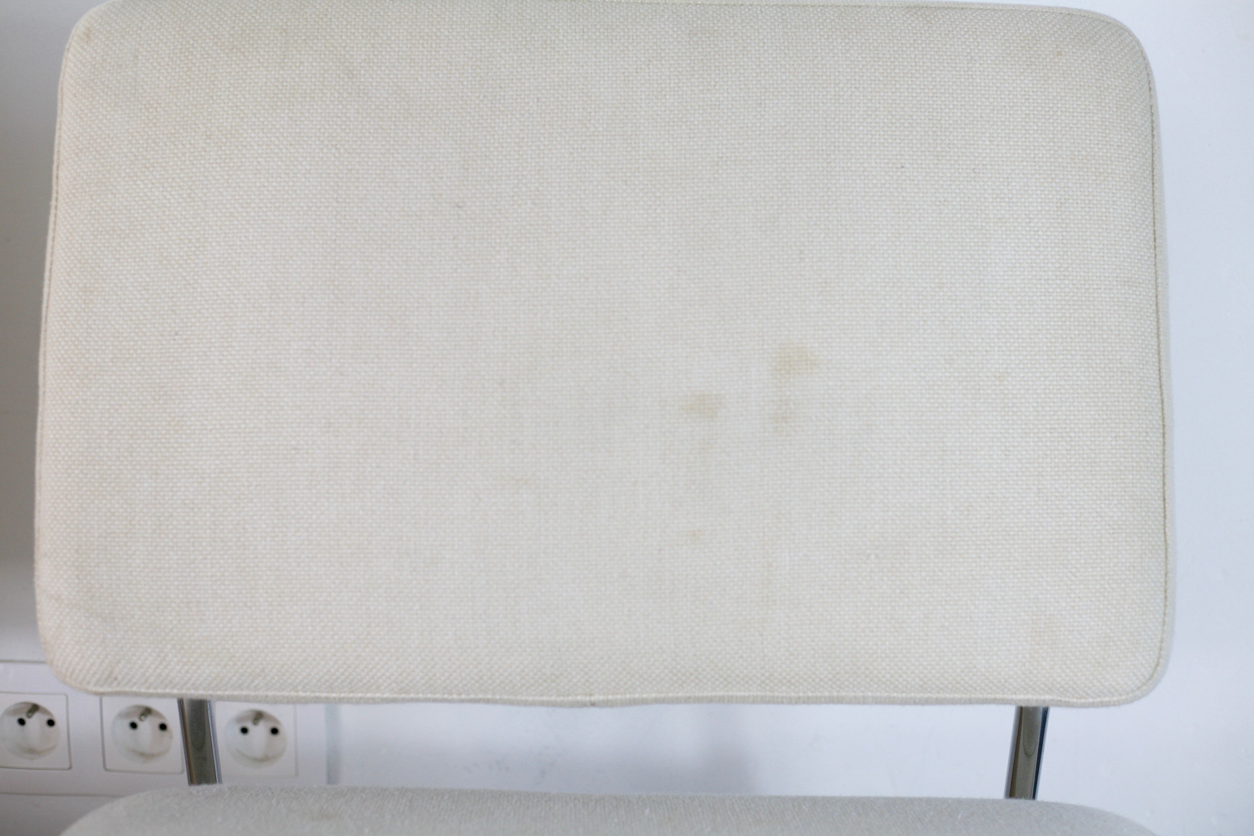 Pair of 60s heaters, steel and wool, France