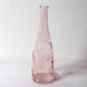 Pink Glass Daisy Flowers Bottle / Vintage Flack or Vase / Emma Dafnäs, Ikea