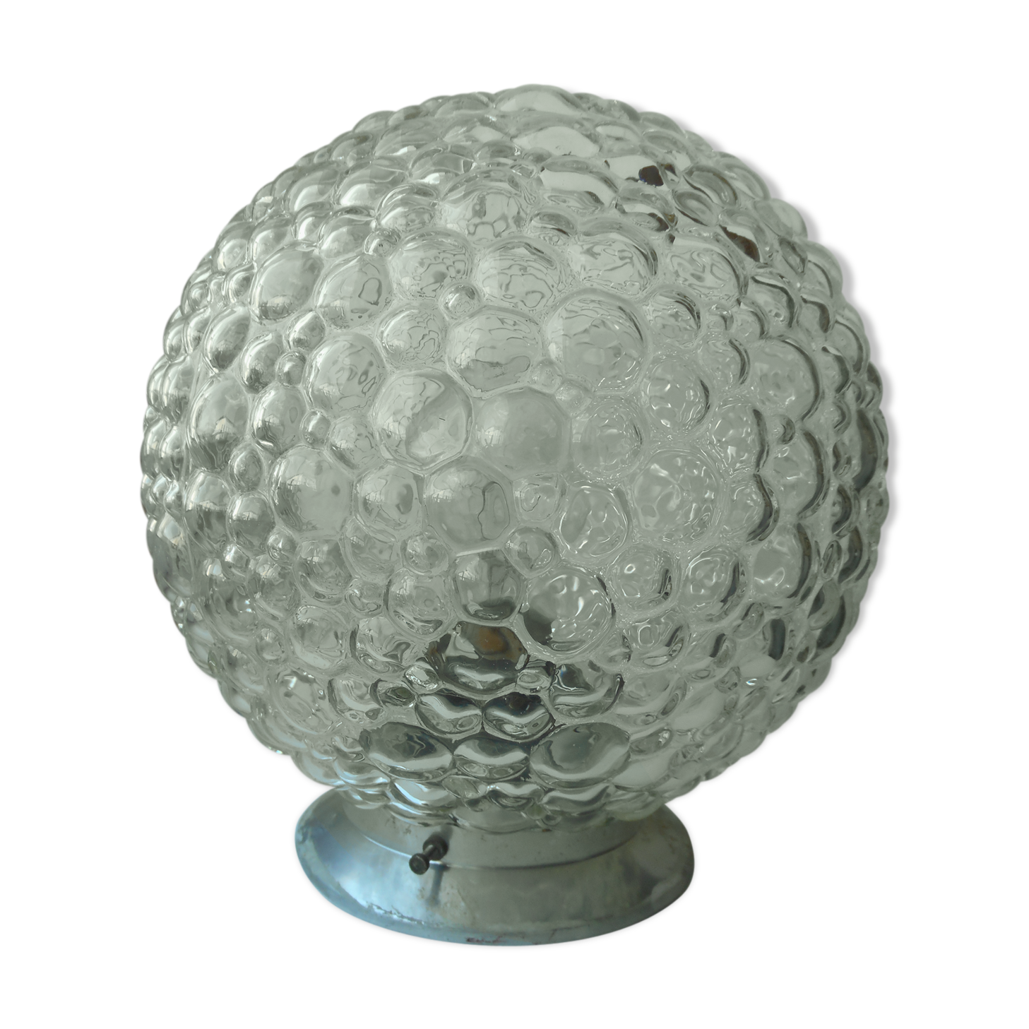 Old bubbled glass ceiling