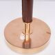 Falkenbergs Belysning Brass and Leather table lamp Sweden 1960s