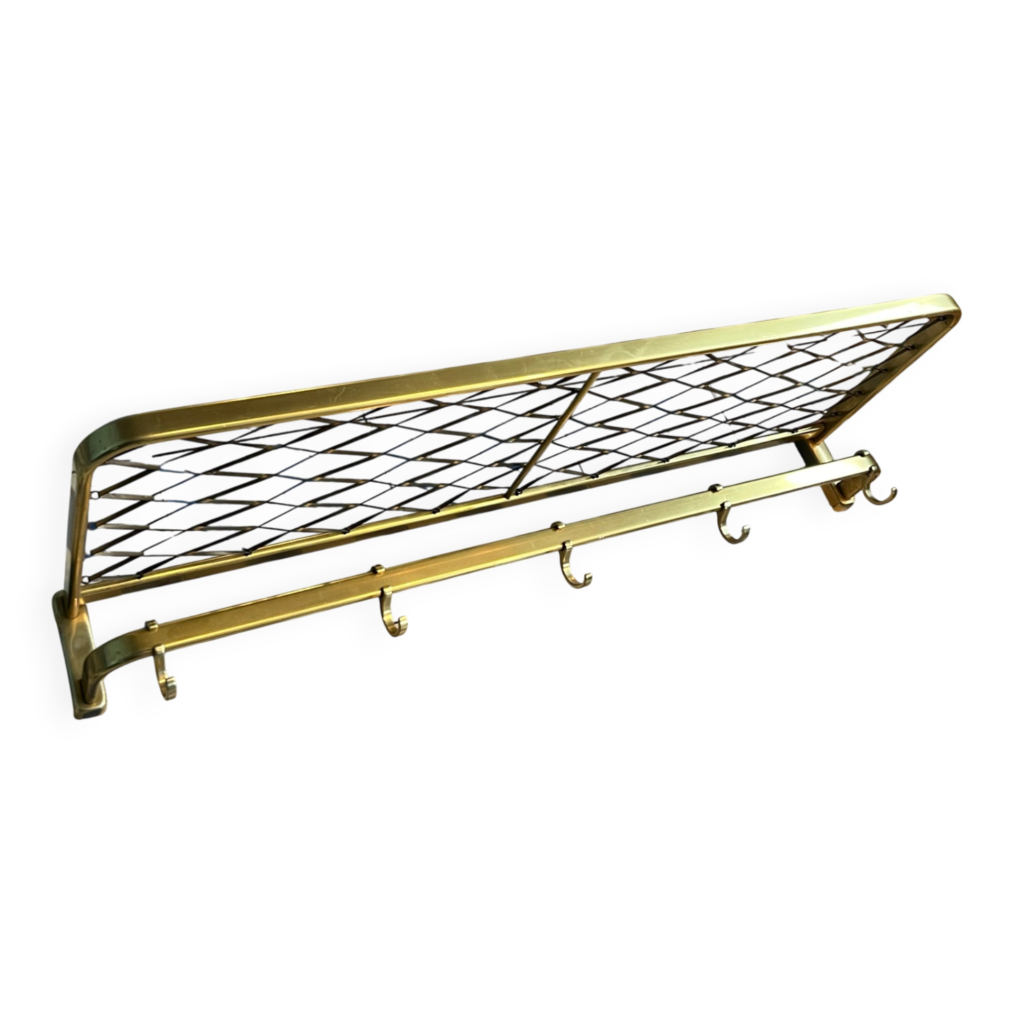 Coat rack style train luggage rack l=80cm