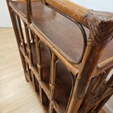 Rattan shelf