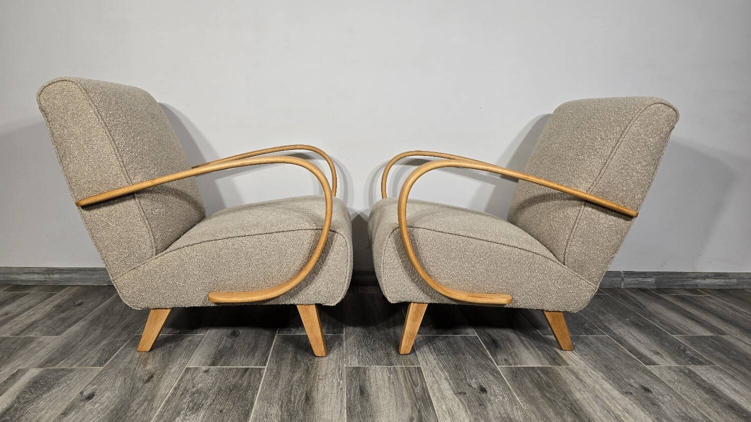 Lounge Chairs by Jindrich Halabala, 1940s, Set of 2
