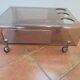 Smoked plexiglass coffee table from the 70s