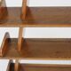 Vintage Brutalist Pyramid shelving unit book case
