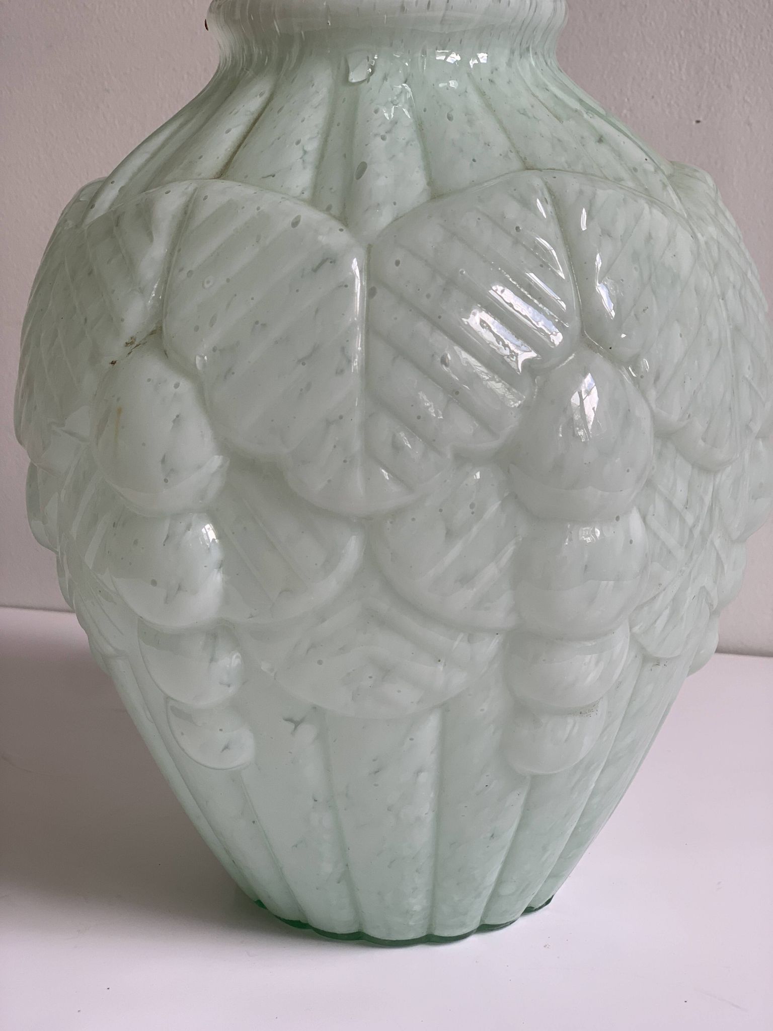 Vase verre de clichy