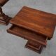 Pair of 20th century English nightstands in George IV style