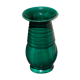 Ceramic vase enamelled green slurry style vallauris vintage 1950