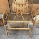 1950s Italian Rattan Side Table