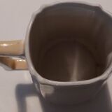 Beige art nouveau pitcher 19 century