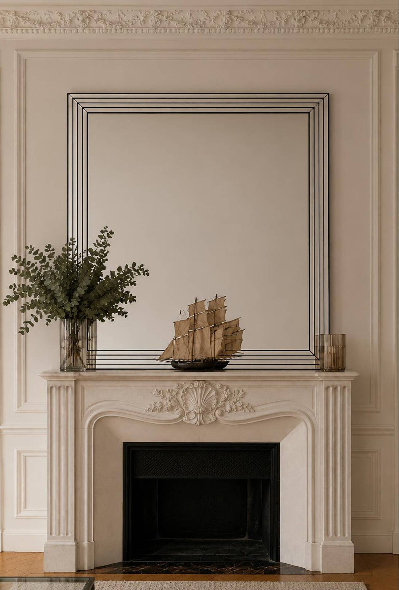 Large numbered Deknudt mirror