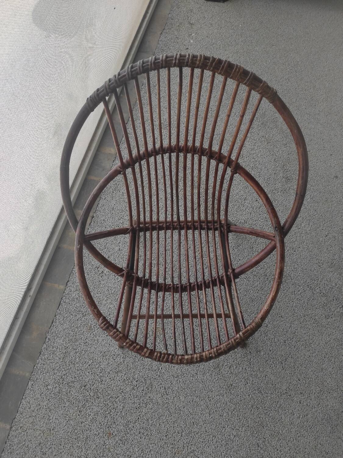 Chaise en rotin