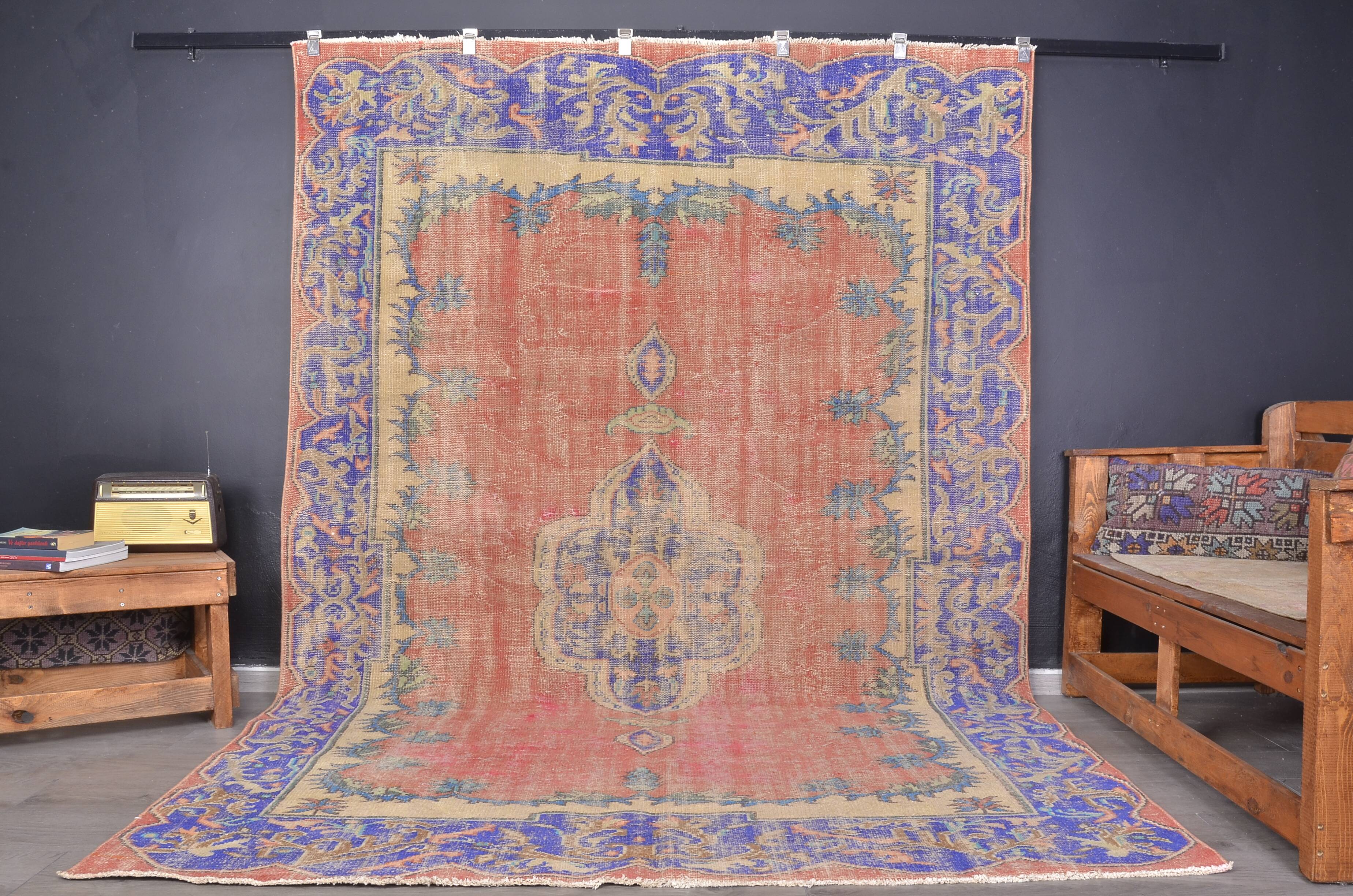 Anatolian Floor Antique Vintage Rug sku2315