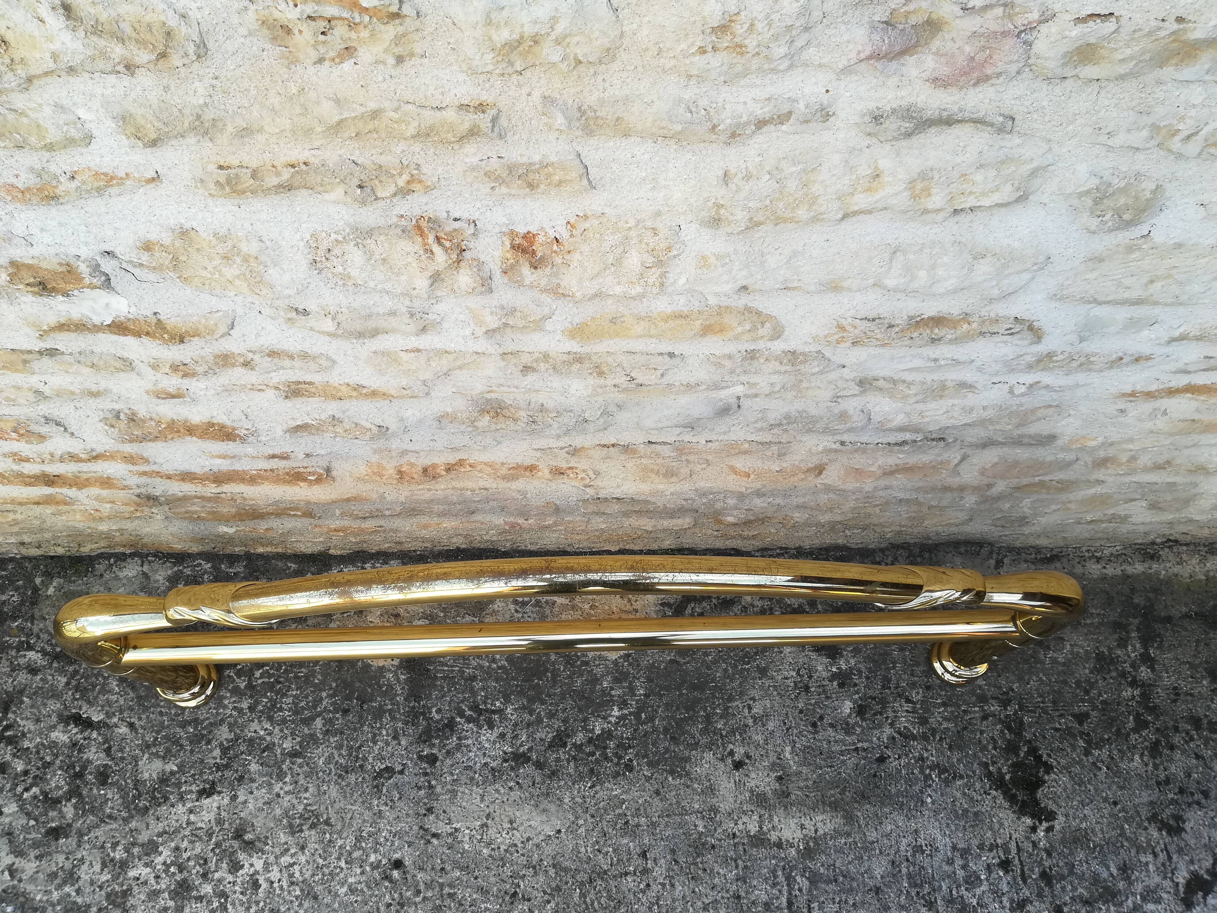 brass bed