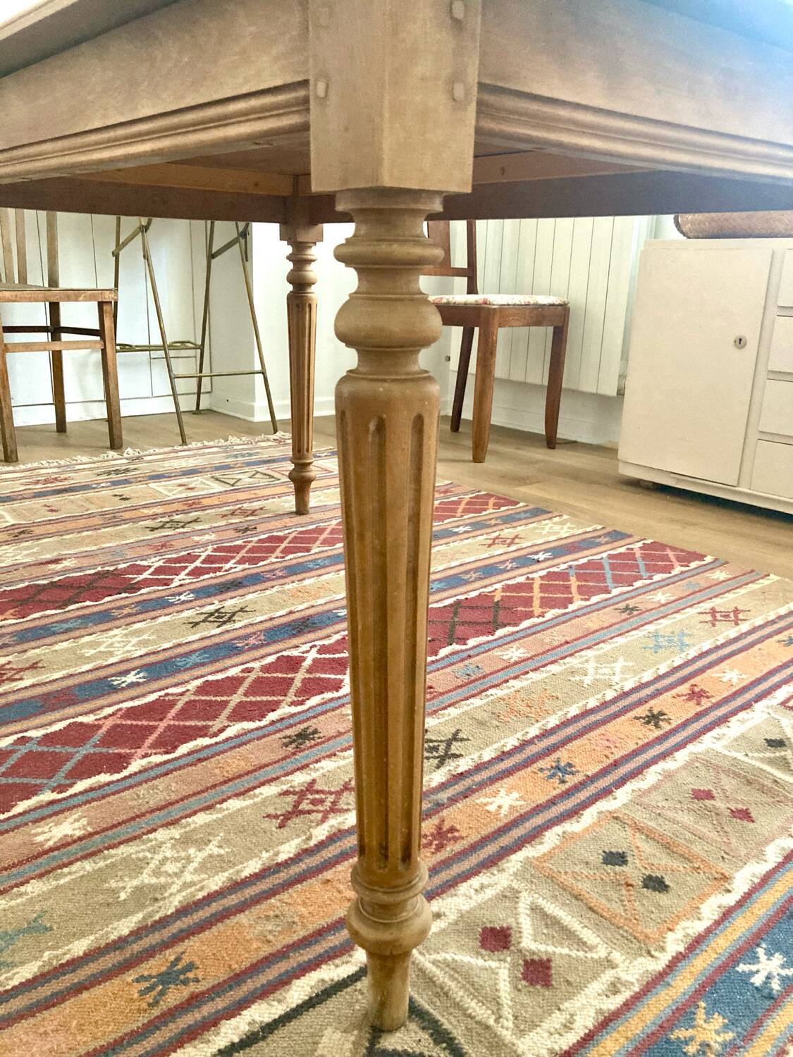 Antique solid oak table