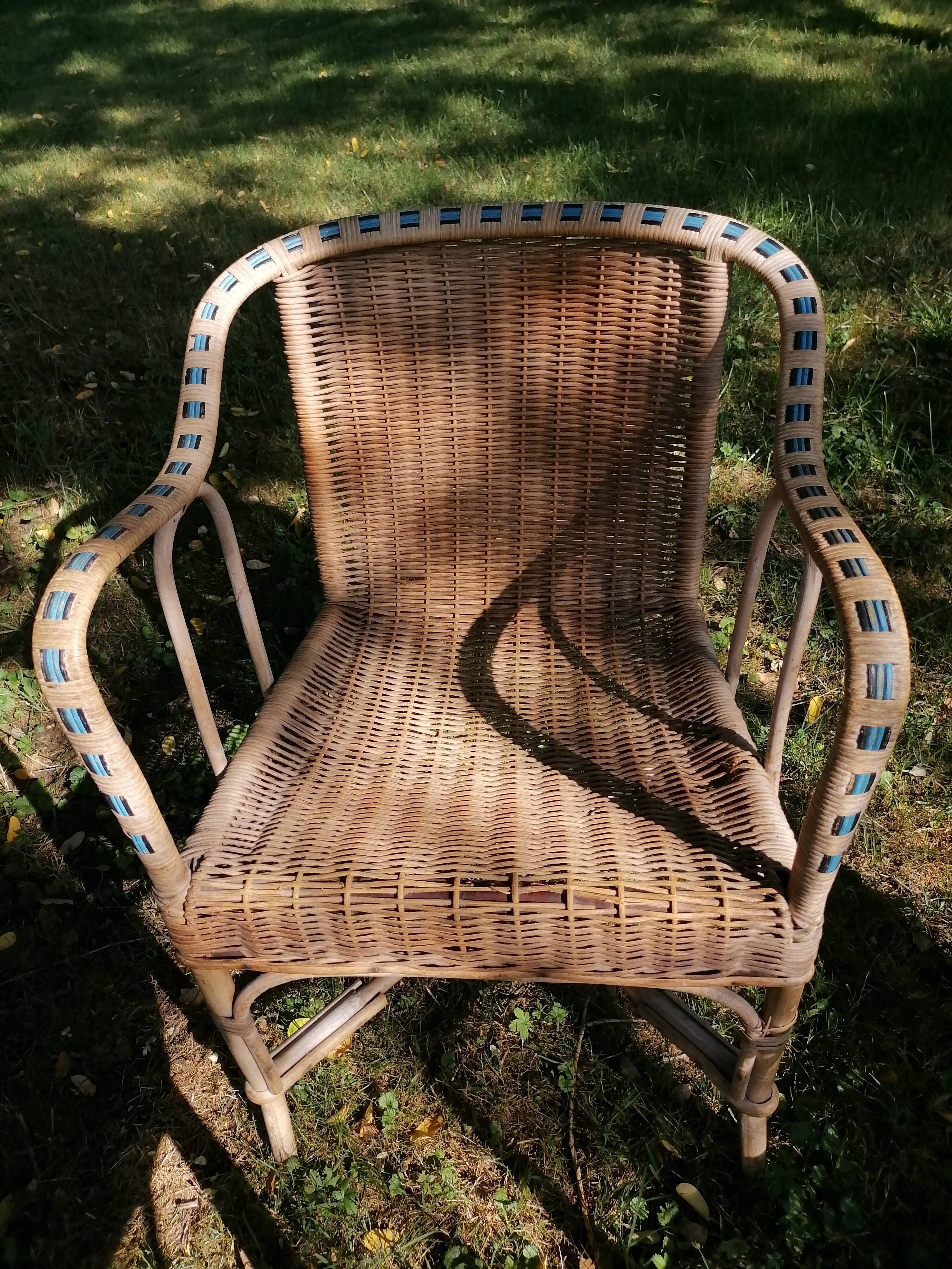 Garden rattan living room