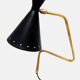 2 lampes de table cocotte noir